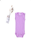 3M Sleeveless Jacquard Cotton Breathable Summer Baby Onesie 6 colors